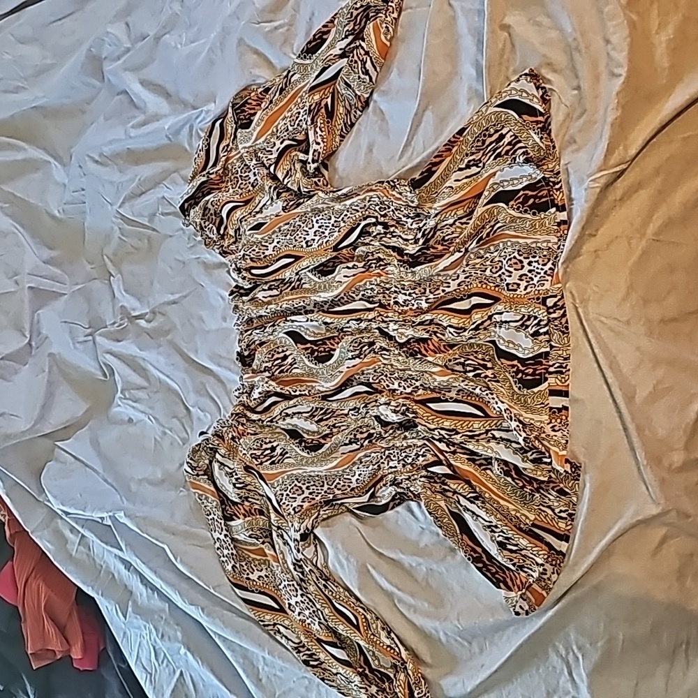 Cold shoulder blouse